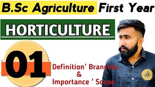 BSc Agriculture First Year First Semester Horticulture Syllabus Classes Lectures Notes Pdf [upl. by Ijat]