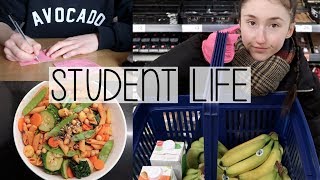 UNI VLOG  EASY STUDENT MEALS TIME MANAGEMENT amp KEEPING ON TOP OF WORK [upl. by Igiul]