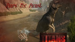 Carnis wanted BEEF… Bars brought the Smoke🔥😤  Path of Titans Barsboldia Gameplaym [upl. by Gerhardine]