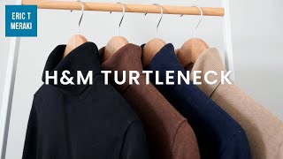 HampM HAUL Mens Turtleneck Sweater Review  Info amp Size Guide [upl. by Eniluqaj574]