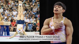 Carlos Yulo 🇵🇭🥇 on Floor Finals  🇰🇿🥈 🇨🇳🥉 Asian Artistic Gymnastic Championship 2023 [upl. by Dennison360]