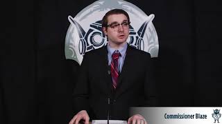 Bot TI 2018  Commissioner Blaze July 11th Press Conference [upl. by Edahc]