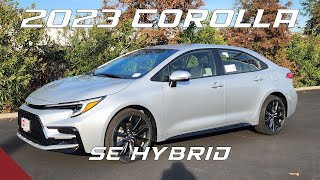 2023 Toyota Corolla Hybrid SE Overview [upl. by Ruhnke]