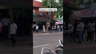 Huge Rush for Food shorts Brahmins Coffee Bar bengaluru bangalore bestcoffee idli Street Food [upl. by Isborne]