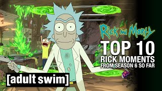 Rick And Morty  Top 10 Rick Moments From Season 6 So Far  Adult Swim UK 🇬🇧 [upl. by Maril]