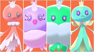 FULL FRILLISH EVOLUTION TEAM  Shiny Frillish amp Jellicent Moveset  All Forms [upl. by Eelrihs970]