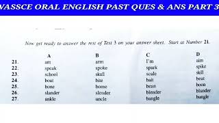 WASSCE ORAL ENGLISH PAST QUESTIONS AND ANSWERS Part 3 [upl. by Lorine]