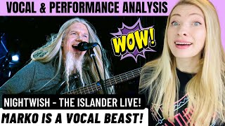 Vocal CoachMusician Reacts NIGHTWISH ‘The Islander’ Live At Tampere  Marko takes the helm [upl. by Enoid]