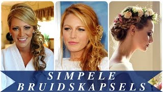 Simpele bruidskapsels [upl. by Hayman45]