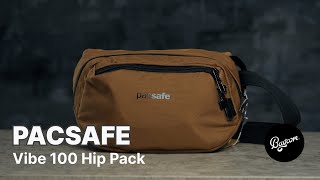 Обзор поясной сумки Pacsafe Vibe 100 Hip Pack [upl. by Neva708]