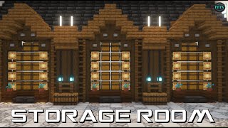 Building A STORAGE ROOM In Minecraft  TUTORIAL [upl. by Halla]