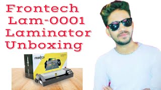 Frontech Lam0001 Laminator Unboxing [upl. by Aronal22]