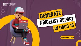 How to Generate Pricelist Report in Odoo 16  Odoo 16 Enterprise Edition [upl. by Alliw]