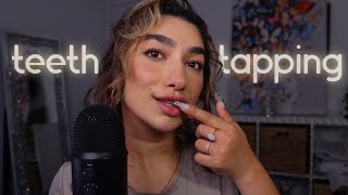 ASMR • tapping on my braces surprisingly sounded so good max sensitivity [upl. by Hadden]