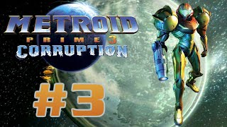 Lets Play Metroid Prime 3 Corruption  3  The Fall [upl. by Naud]