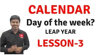 CalendarReasoningDay of the WeekLeap Year Lesson3 [upl. by Esmeralda]