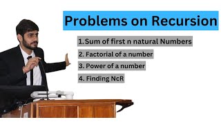 Problems on Recursion  Easy Explanation  DSA [upl. by Pentha]