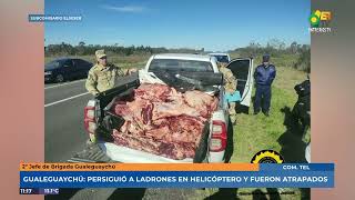 Subcrio Elseser  En helicóptero un productor persiguió a ladrones que le robaron animales [upl. by Annig758]