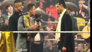 Alberto Del Rio celebrates his Royal Rumble win Raw 013111 [upl. by Shaeffer]