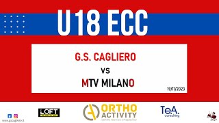 2023 11 19 U18 MTV Vs Cagliero [upl. by Thea]