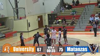 University High School Vs Matanzas High School Basketball Game [upl. by Etnauq165]