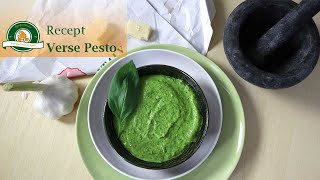 Pesto maken recept verse pesto alla genovese bereiden [upl. by Neu960]