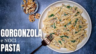 One Pot Gorgonzola Walnut and Spinach Pasta Pasta Gorgonzola e Noci [upl. by Dona572]