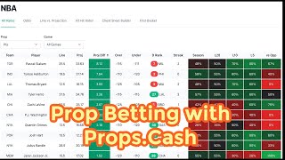 Prop Betting with propscash  Updated Trends Section  Detailed Analysis [upl. by Griff10]