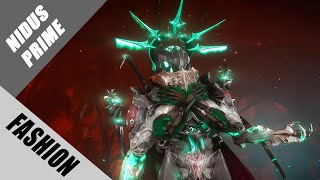 Warframe  Fashion Frame  Nidus Prime  Soul Crusader [upl. by Carder334]