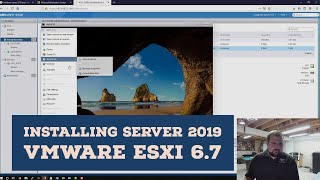 How To Install Windows Server 2019 on VMWare ESXi 67 [upl. by Adnyl779]