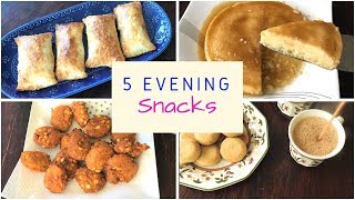 5 TASTY EVENING SNACK ideas for kids [upl. by Baxy]