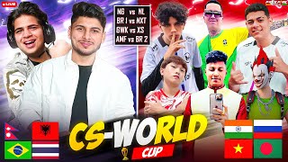 CS WORLD CUP 🏆 quot SUPER 8 quot DAY1 🥵 FT NG NXT GWK BR AMF BD RU nonstopgaming free fire live [upl. by Nohtahoj234]