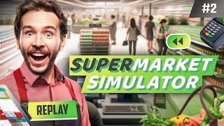 LES MEILLEURS PRODUITS DU QUARTIER  Supermarket Simulator 2 [upl. by Mcclure]