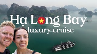 Ha Long Bay Luxury 5 Cruise Vlog  Halong Bay Vietnam [upl. by Ahsekan]