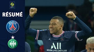 PARIS SAINTGERMAIN  AS SAINTÉTIENNE 3  1  Résumé  PSG  ASSE  20212022 [upl. by Swisher204]