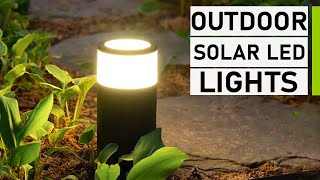 Top 10 Best Outdoor Solar LED Lights [upl. by Githens828]