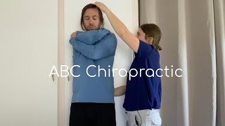 ABC Chiropractic Adjustment amp Cracking  Real Person ASMR [upl. by Ro]