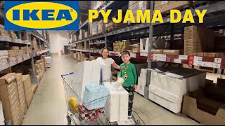 IKEA SHOPPING  PYJAMA DAY AT IKEA [upl. by Nallac701]