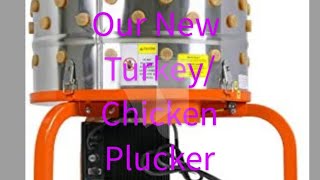 our new ChickenTurkey plucker unboxing [upl. by Aneehsirk]