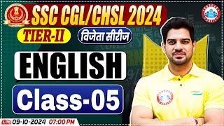 SSC CGL Tier 2 English Classes 2024  English for SSC CHSL Mains 5  by Sanjeev Sir  Vijeta Series [upl. by Eedebez693]