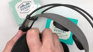 AKG K701  K702  K7XX  How to Change Your Ear Pads  Dekoni Audio [upl. by Barayon]