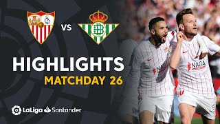 Resumen de Sevilla FC vs Real Betis 21 [upl. by Nolos541]