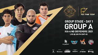 TAGALOG M3 Group Stage Day 1  MLBB World Championship 2021  Singapore [upl. by Harvard]