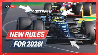 New Technical F1 Rules For 2026 Explained [upl. by Ludewig]