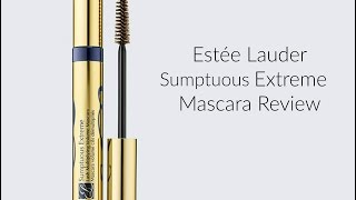 Estée Lauder Sumptuous Extreme Mascara Review  2016  Scandinavian Beauty [upl. by Cirderf]