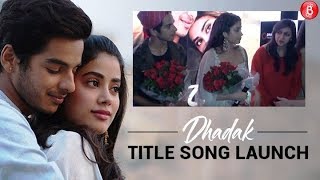 Dhadak  Title Track Launch  Dhadak  Ishaan amp Janhvi  Ajay Gogavale amp Shreya Ghoshal [upl. by Delfeena]