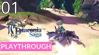 DRACONIA SAGA  Gameplay Playthrough Walkthrough No Commentary  Part 1 [upl. by Adnomar]