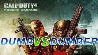 Call of Duty 4 Showdown  Dumb Vs Dumber [upl. by Aikim467]