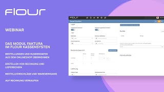 Faktura im Einzelhandel  Die FakturaFunktionen im flour POS Kassensystem [upl. by Rebm]