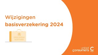 Wijzigingen basisverzekering 2024 [upl. by Ignatius435]